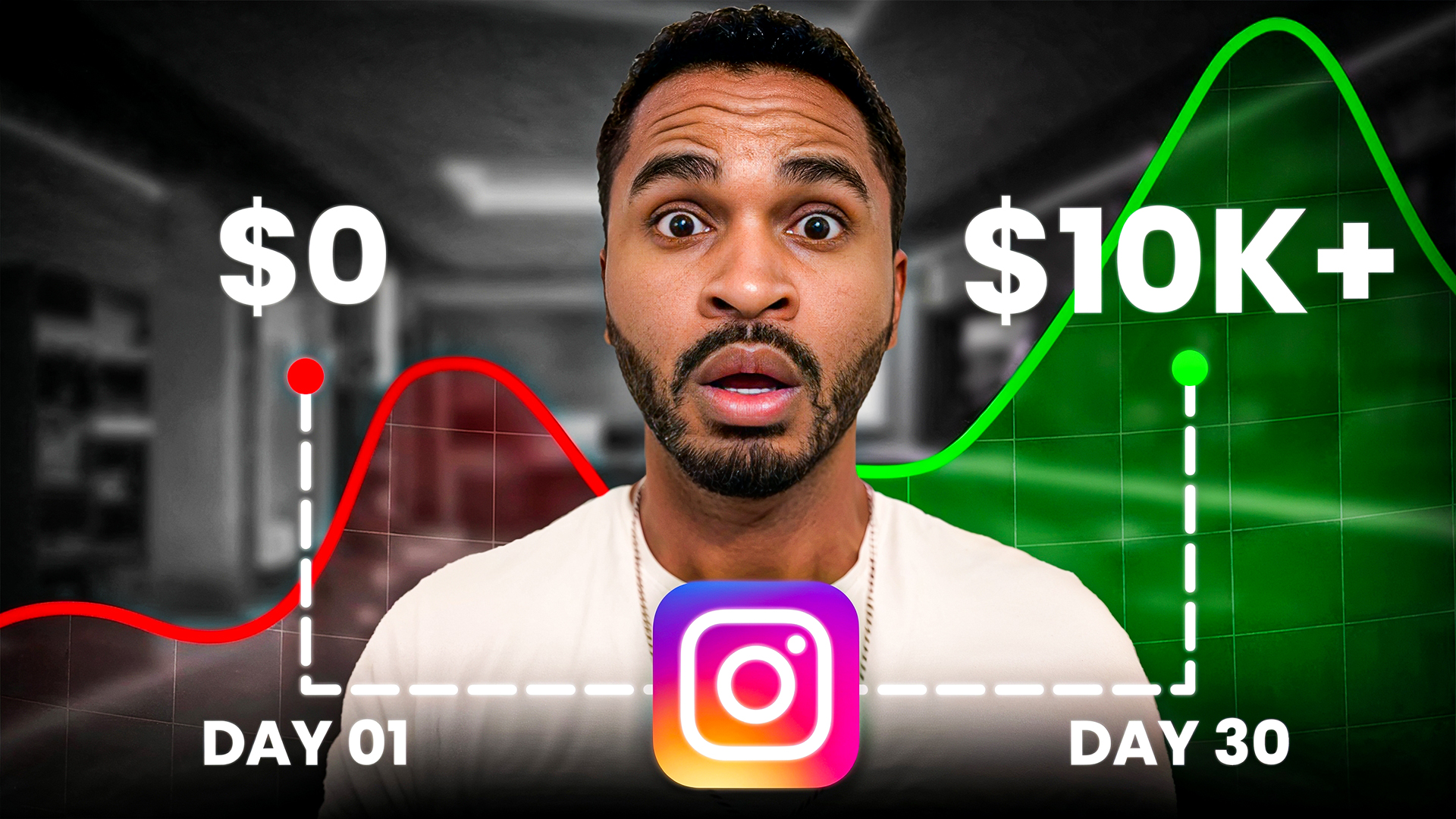 Custom thumbnail design for business YouTube channel with split comparison layout