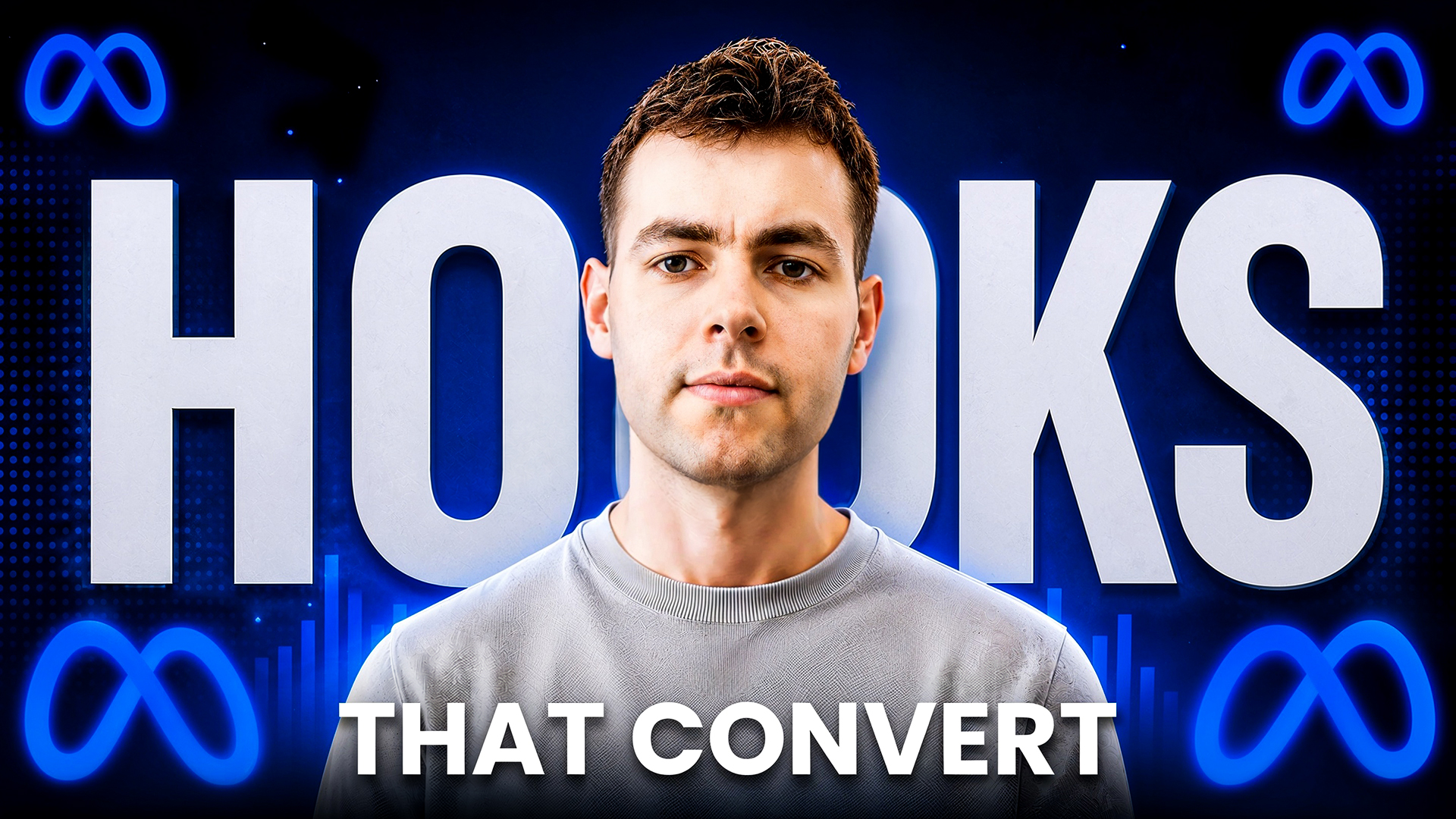 YouTube thumbnail with curiosity gap design for business education niche